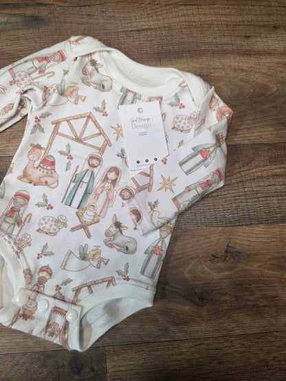 Infant bodysuit, Christmas clothing, infant romper