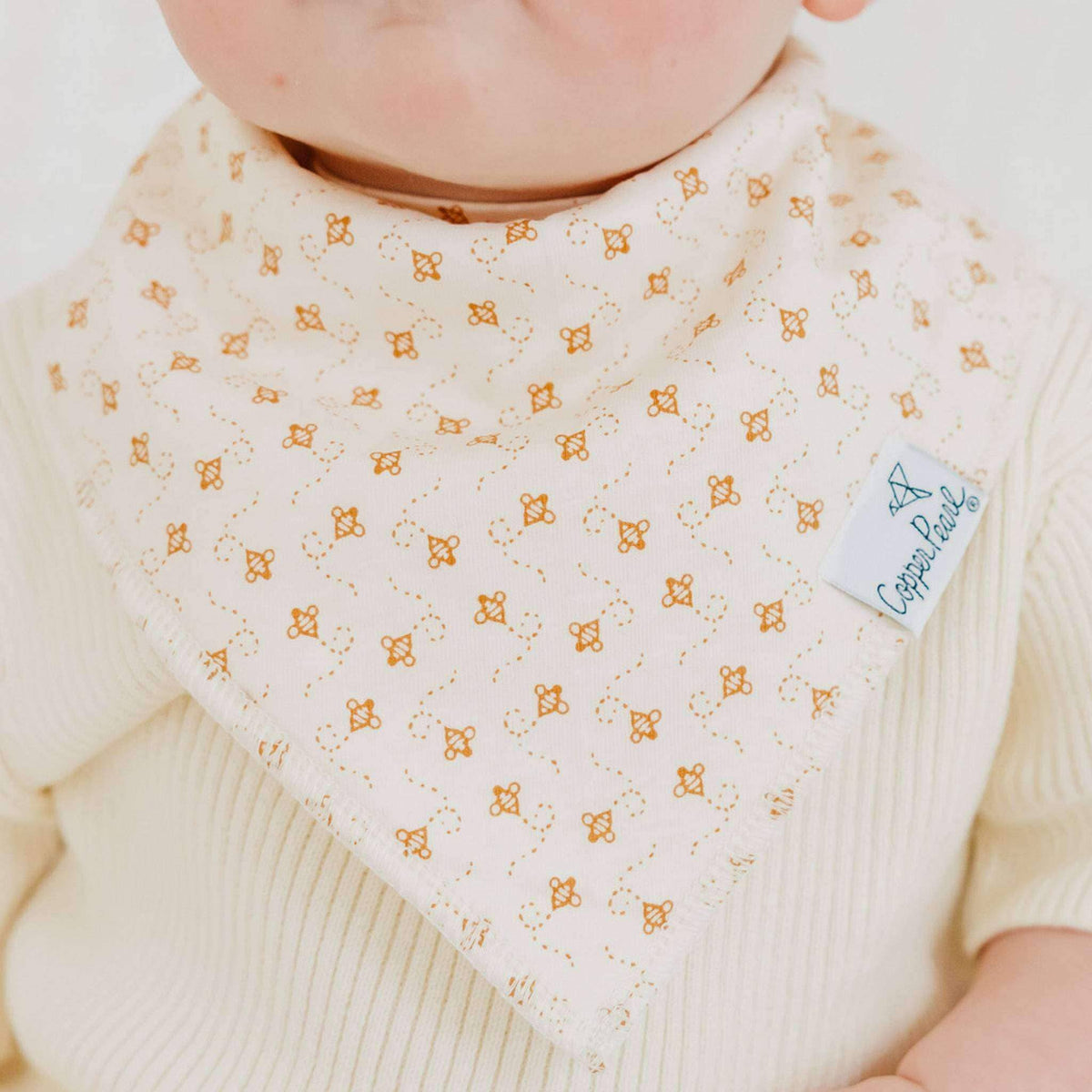 4 Pack Baby Bandana Bibs - Eden