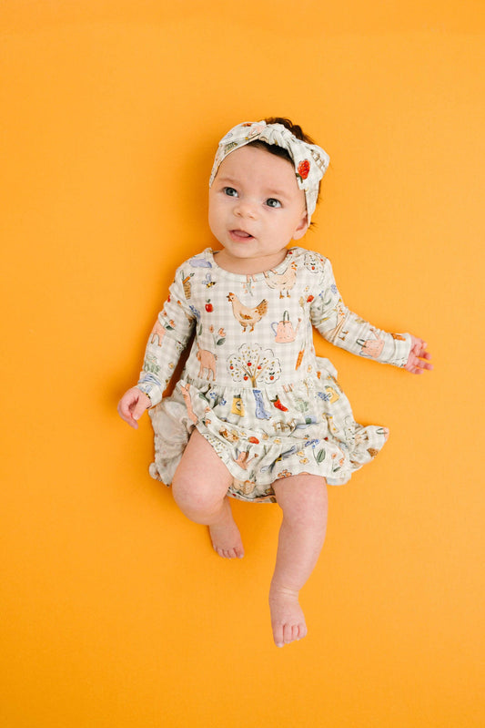 Farm Days Bodysuit Bamboo Dress