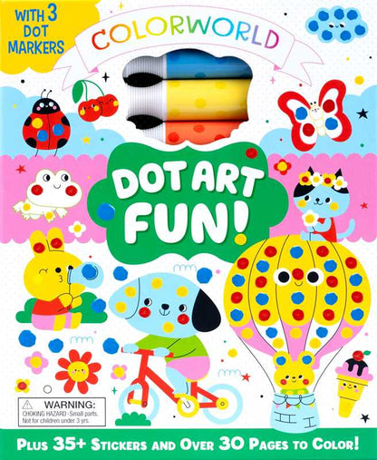 ColorWorld: Dot Art Fun! by Editors of Silver Dolphin Books: Kit - Paperback
