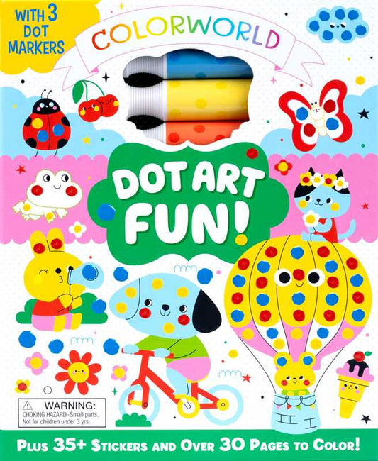 ColorWorld: Dot Art Fun! by Editors of Silver Dolphin Books: Kit - Paperback