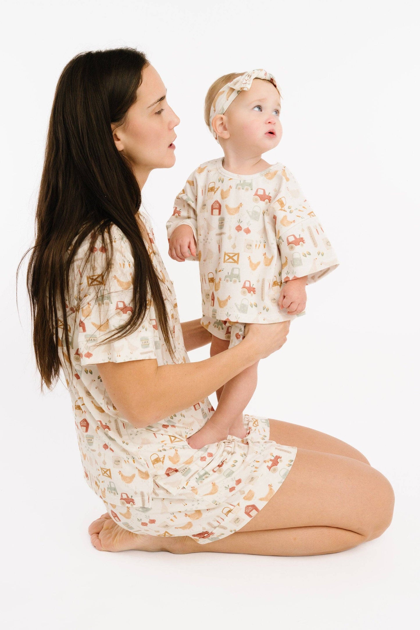 Country Morning Women's Short Bamboo Set