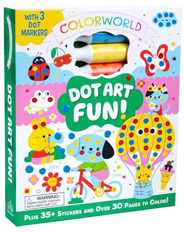 ColorWorld: Dot Art Fun! by Editors of Silver Dolphin Books: Kit - Paperback
