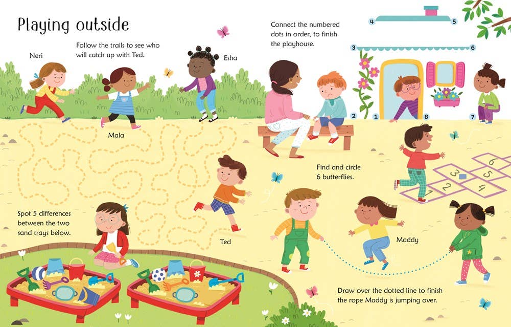Wipe-Clean Starting School Activities : Usborne