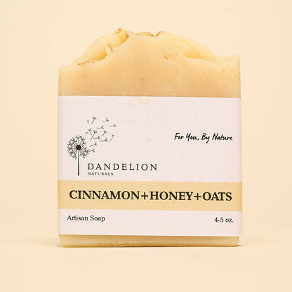 Cinnamon + Honey + Oats Bar Soap | All Natural Artisan Soap