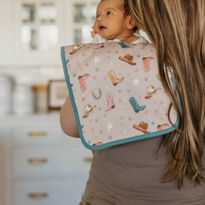3 Pack Premium Burp Cloths - Cheyenne