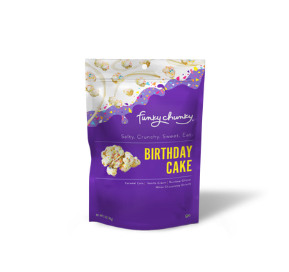 Birthday Cake | Caramel Popcorn | 5-ounce Bags