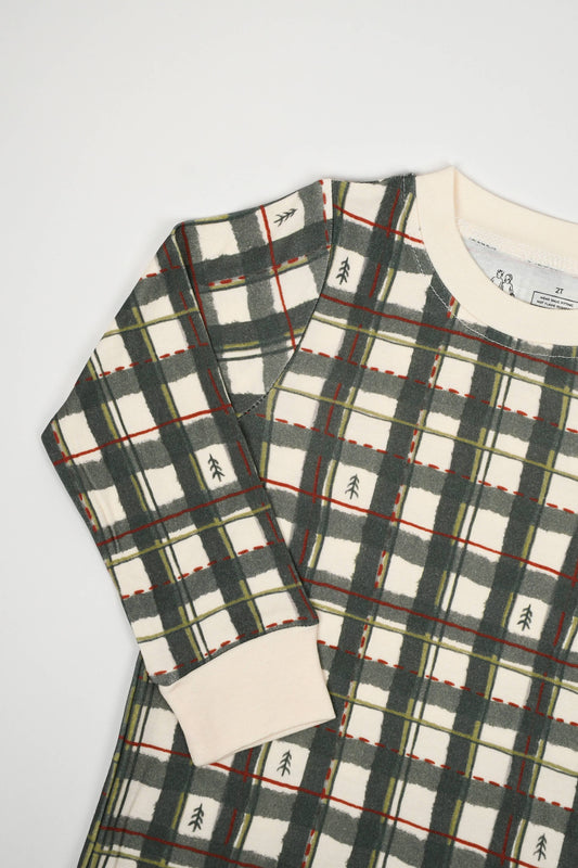 2 Piece Plaid Pajama