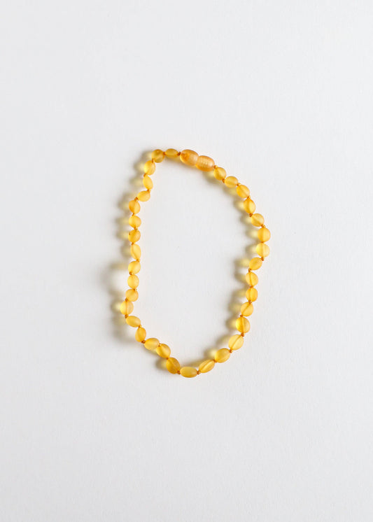 Raw Honey Amber || Classic Necklace