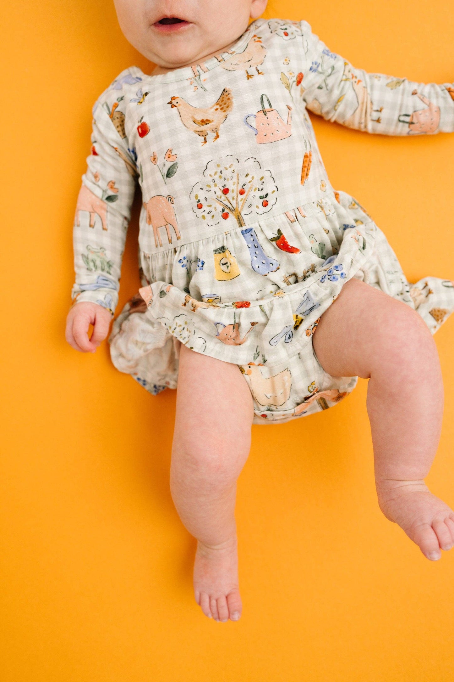 Farm Days Bodysuit Bamboo Dress