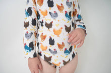 Load image into Gallery viewer, Chicken Bodysuit Long Sleeve
