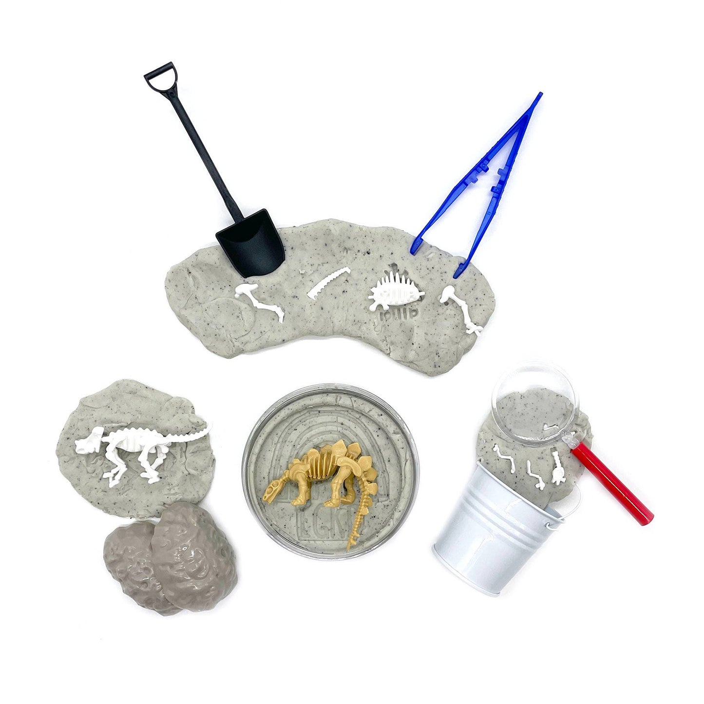 Dinosaur Fossil Dig (Cookies & Cream) KidDough Play Kit