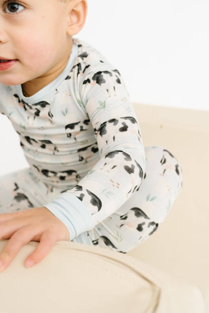 Dairy Cow Bamboo Set