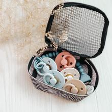 Load image into Gallery viewer, Itzy Soother™ Natural Rubber Paci Sets: Chocolate + Caramel
