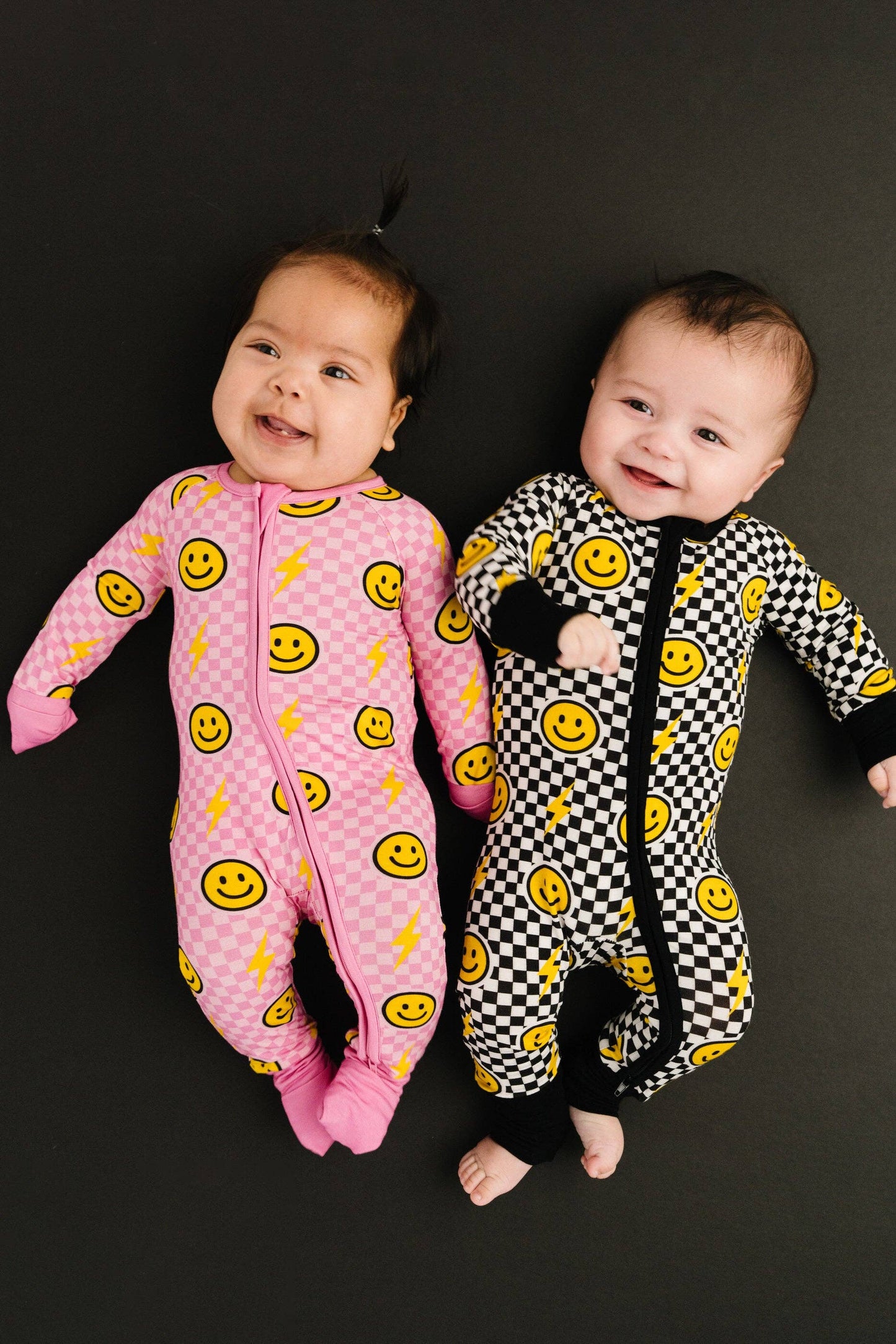 Black Bolt Check Bamboo Sleeper