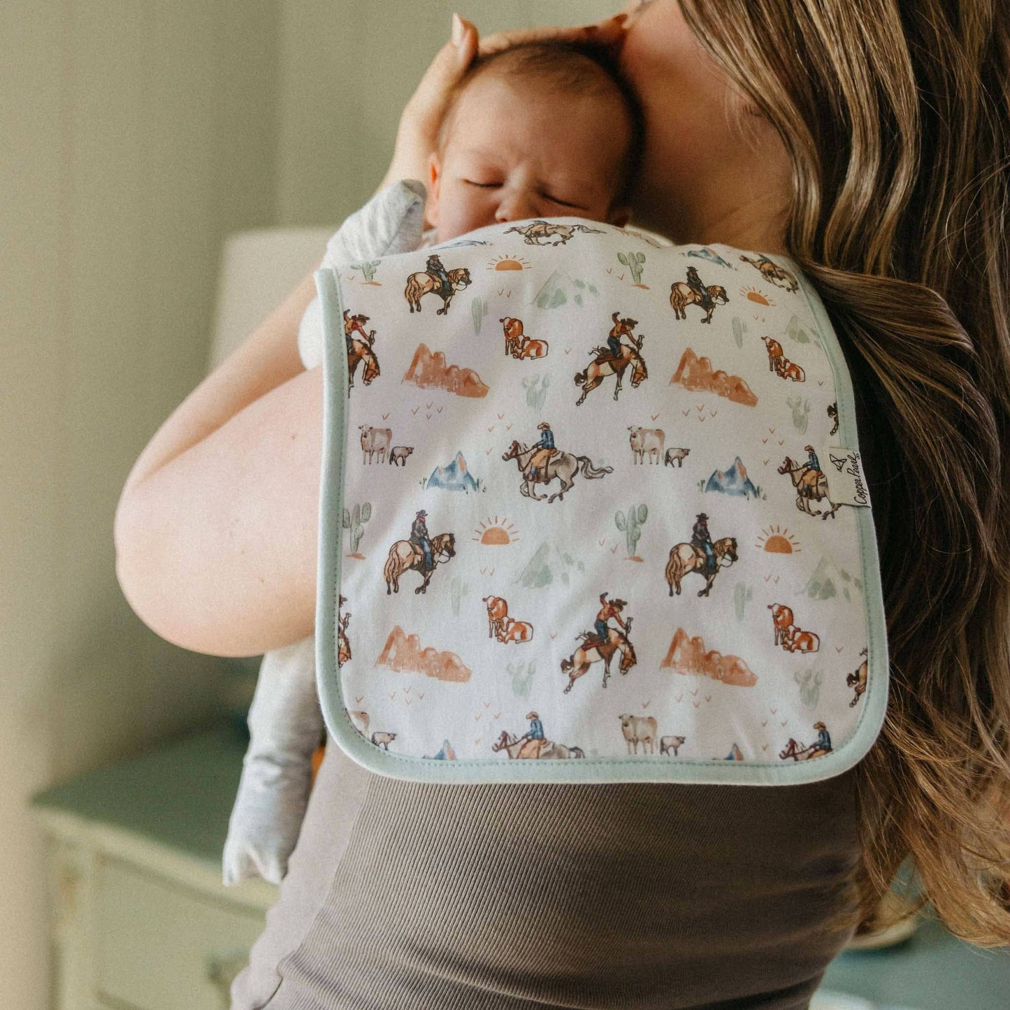 3 Pack Premium Burp Cloths - Boone