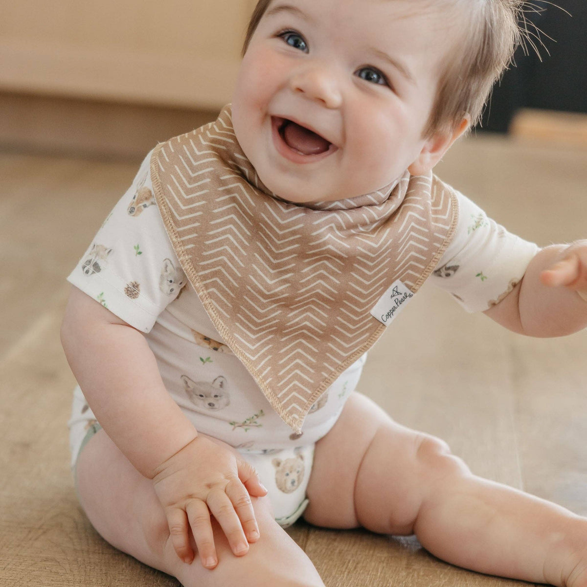 4 Pack Baby Bandana Bibs - Wilder