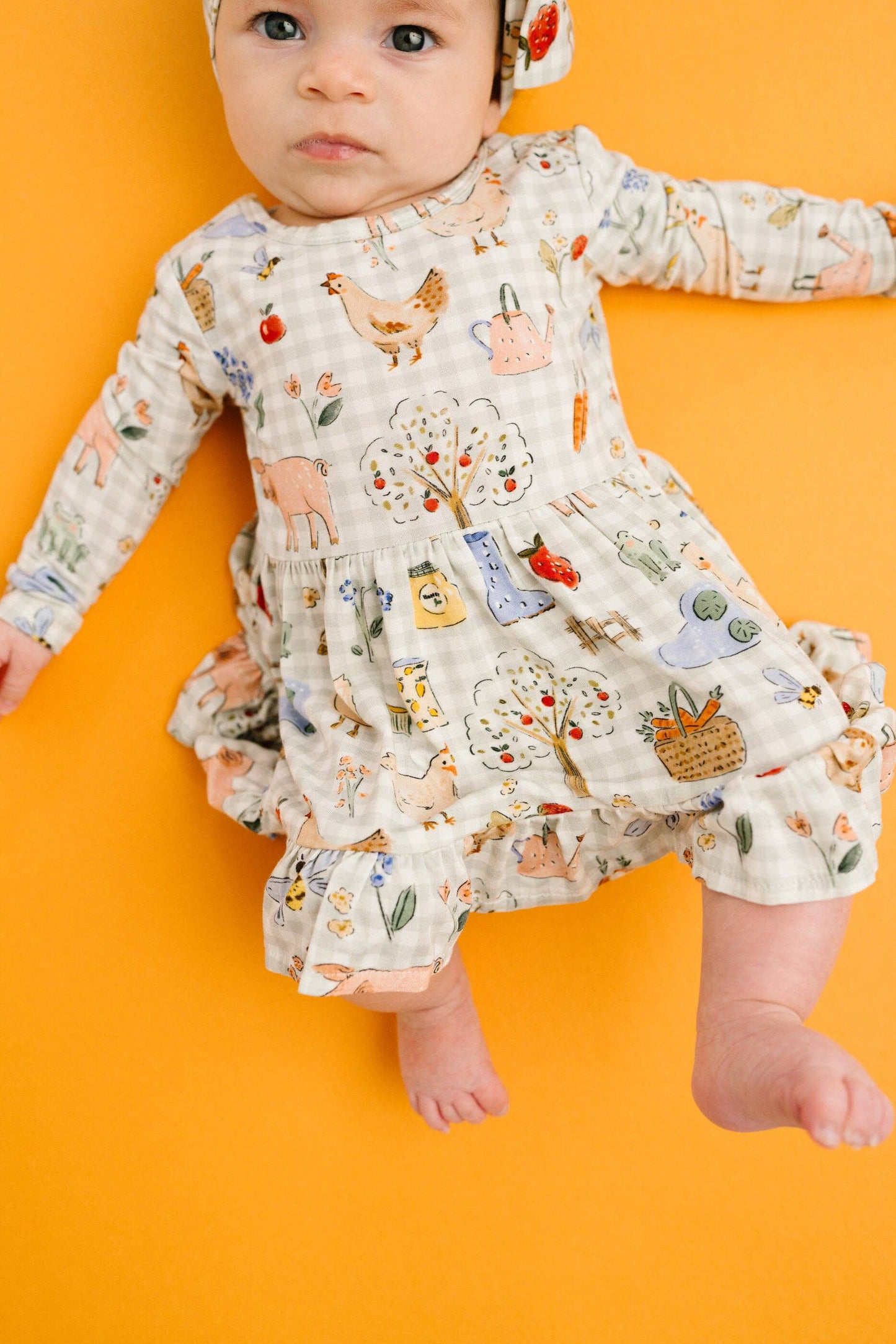 Farm Days Bodysuit Bamboo Dress