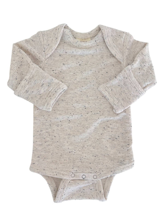 Dove Speckle / Long Sleeve Bodysuit