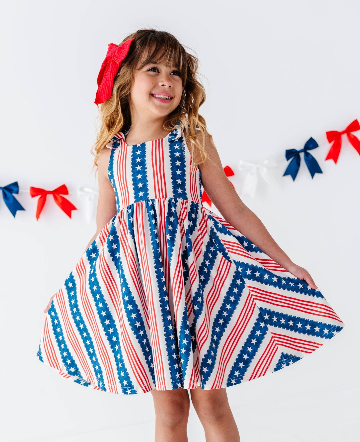 Parade Day Scallop Stripes | TWIRL DRESS