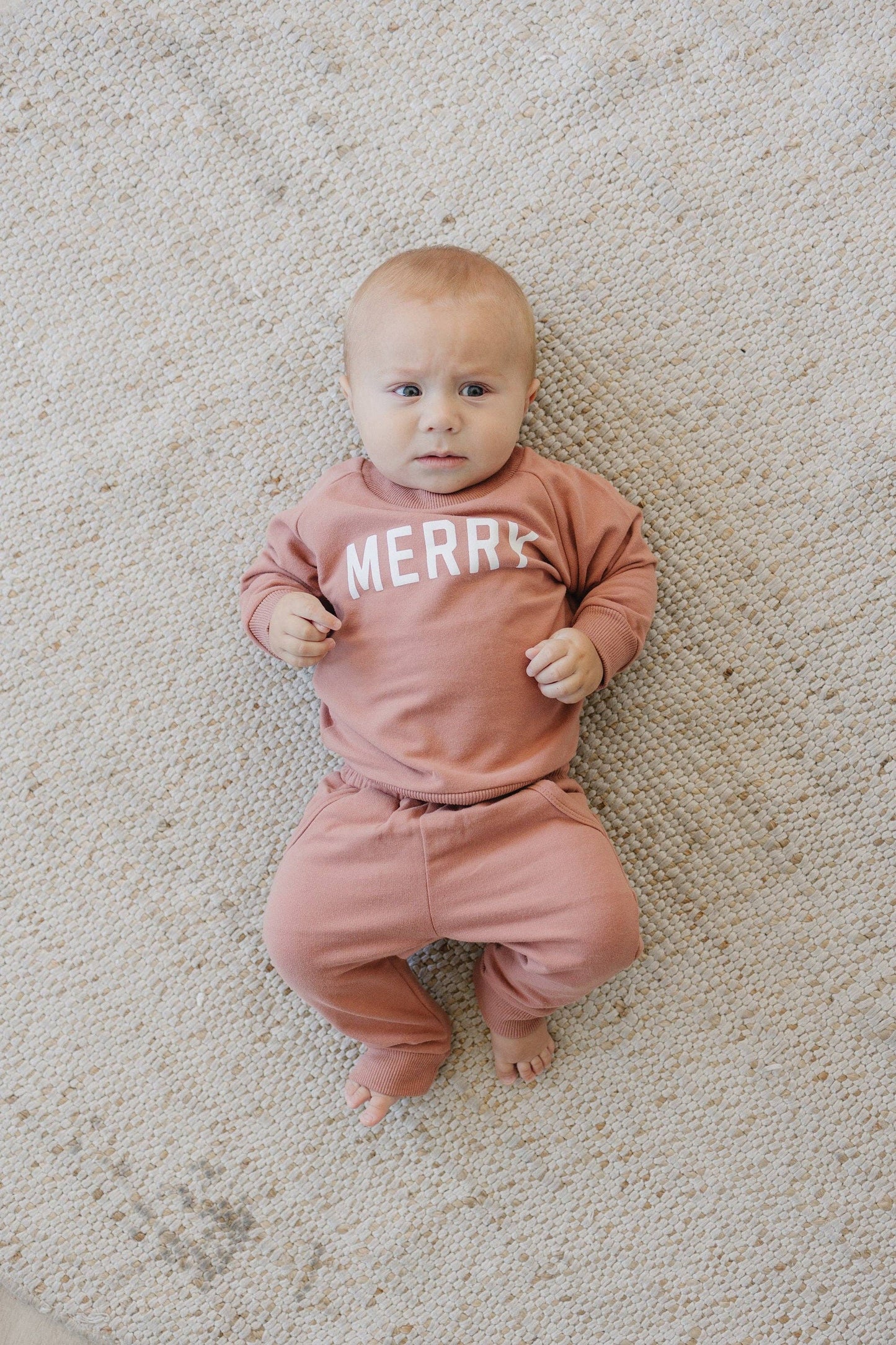 Merry Organic Cotton 2pc Outfit Christmas Baby Toddler Set