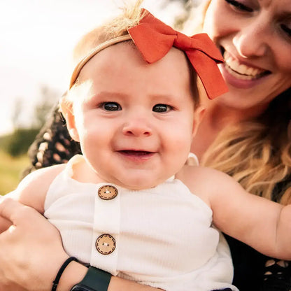 Gold & Lavender Flowers Fall Pinwheel Hair Bow: Nylon Headband