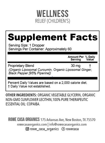 RELIEF | Children's (no Willow Bark)