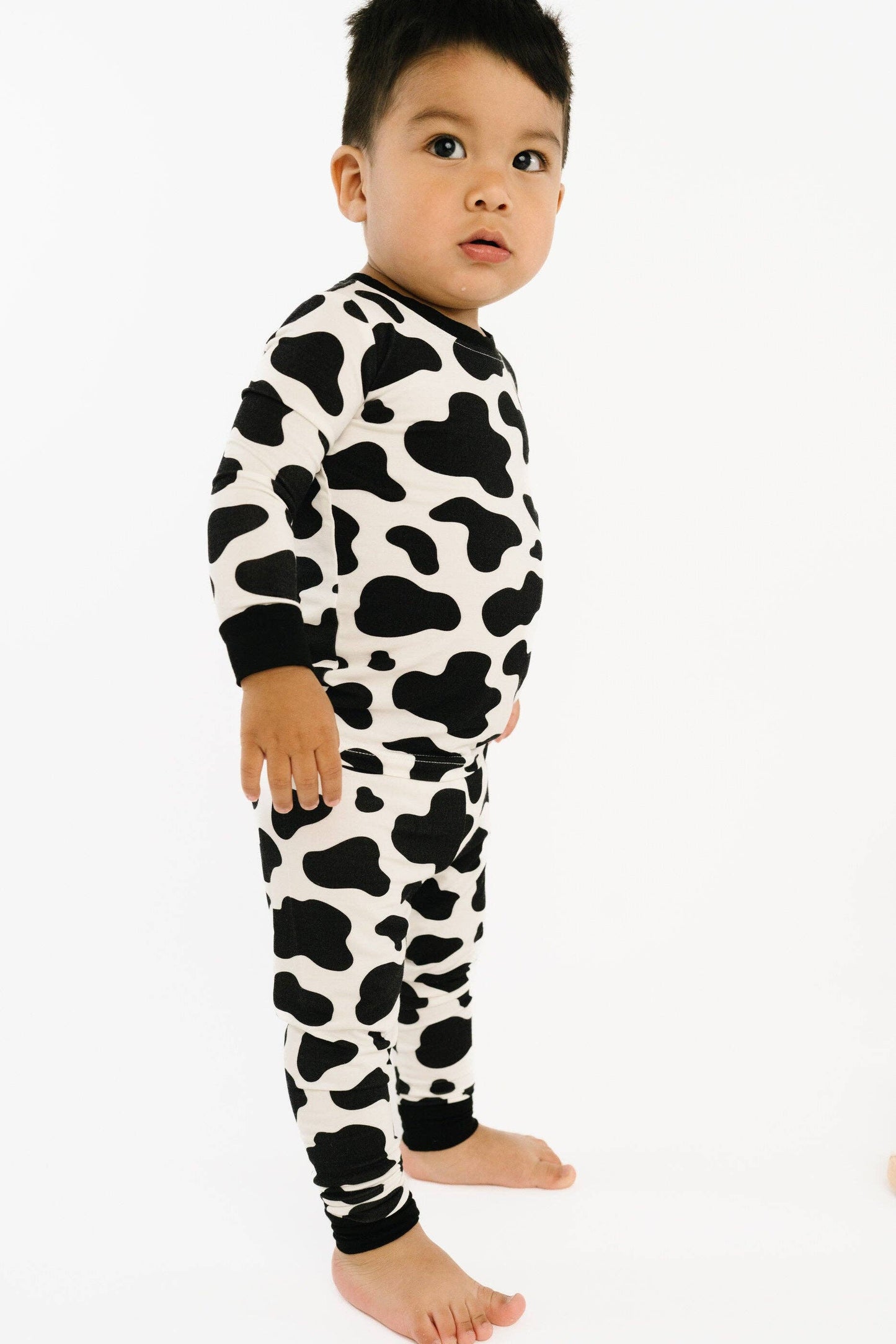 Classic Cow Bamboo Set