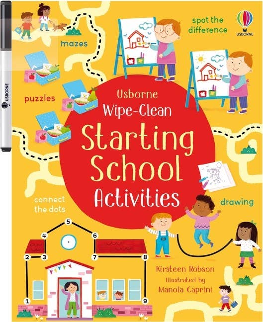 Wipe-Clean Starting School Activities : Usborne