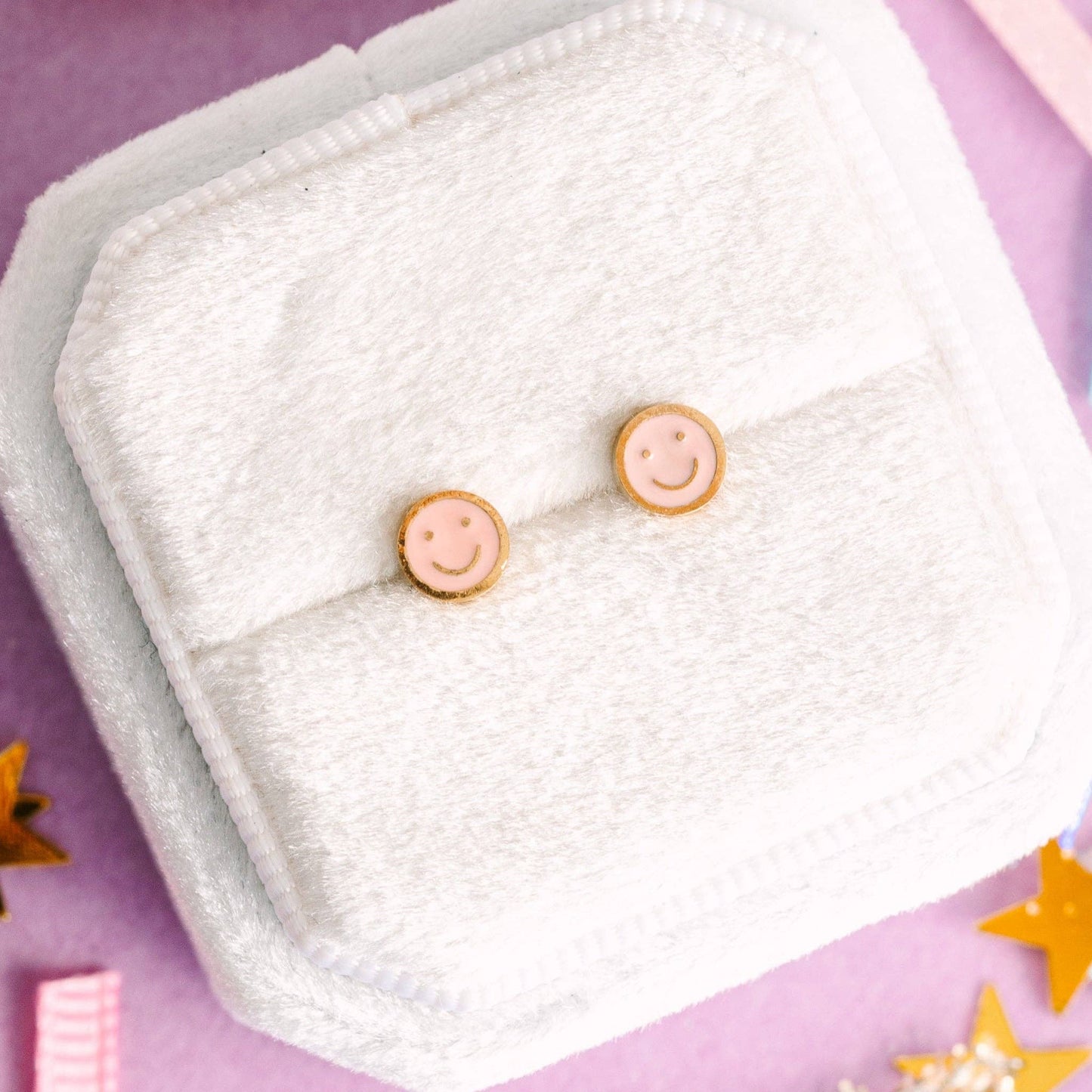 Tiny Pink Smiley