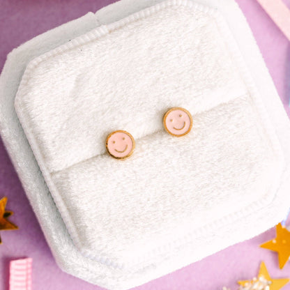 Tiny Pink Smiley