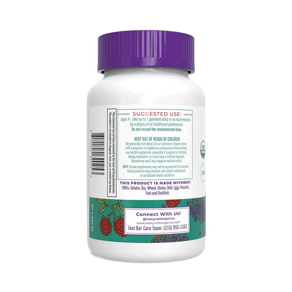 Mixed Berry Organic Kids Immune Support Gummies, Supplement