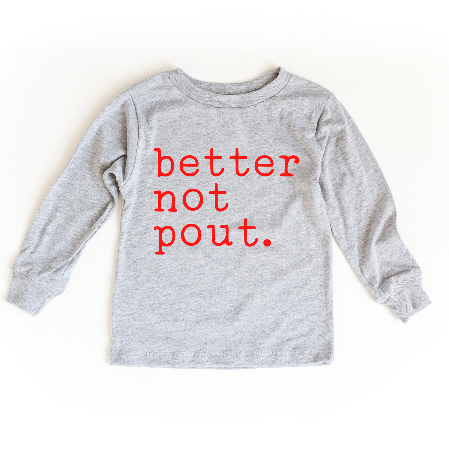 Better Not Pout Toddler and Youth Christmas Shirt