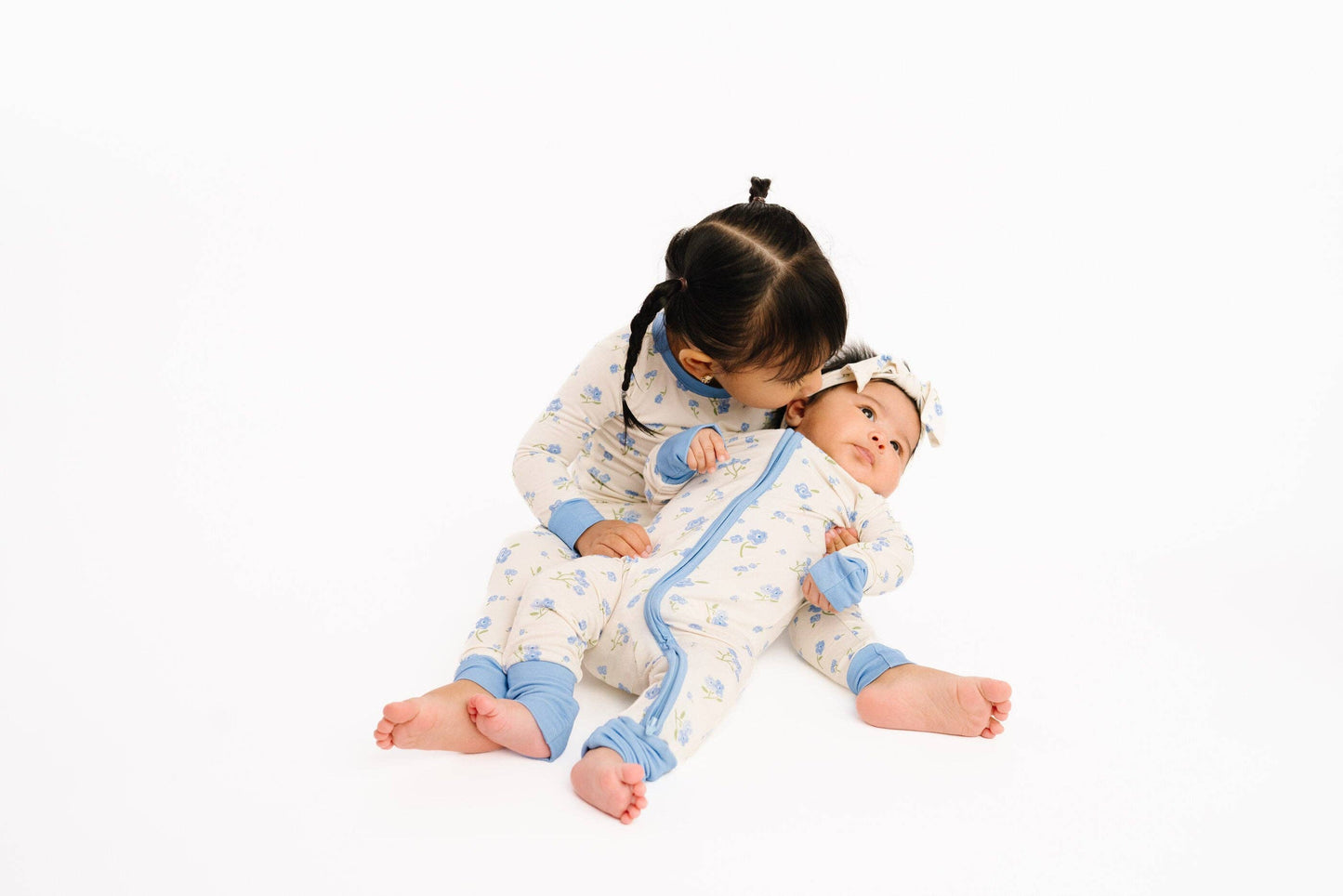 Blue Blooms Bamboo Sleeper: 0-3M