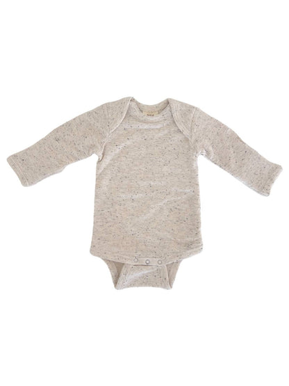 Dove Speckle / Long Sleeve Bodysuit