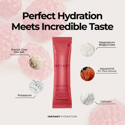 Premium Electrolyte Drink Mix: Raspberry