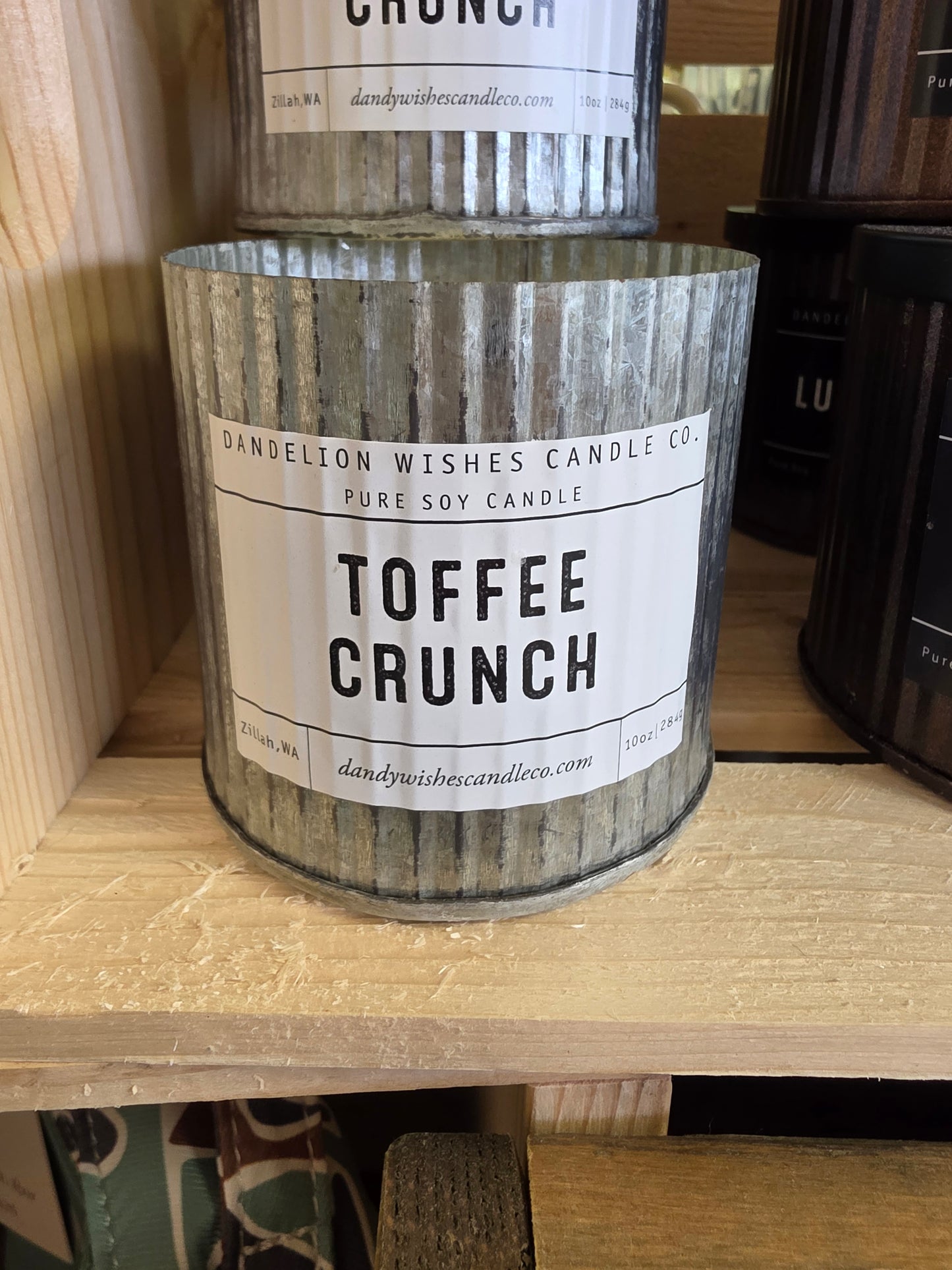Toffee Crunch - Bold caramel blended with sweet cream and a touch of almonds.