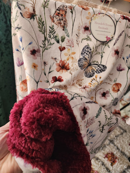 Butterfly Minky Blanket