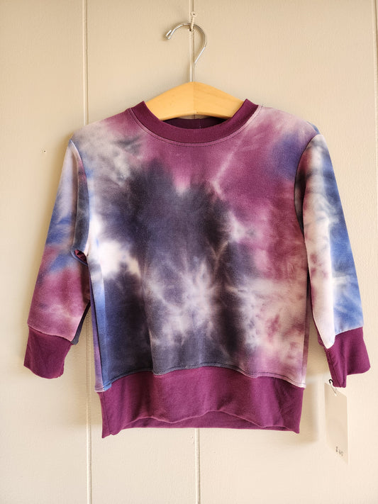 Purple Tie Dye Crewneck