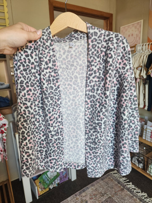 Pink Cheetah Cardigan