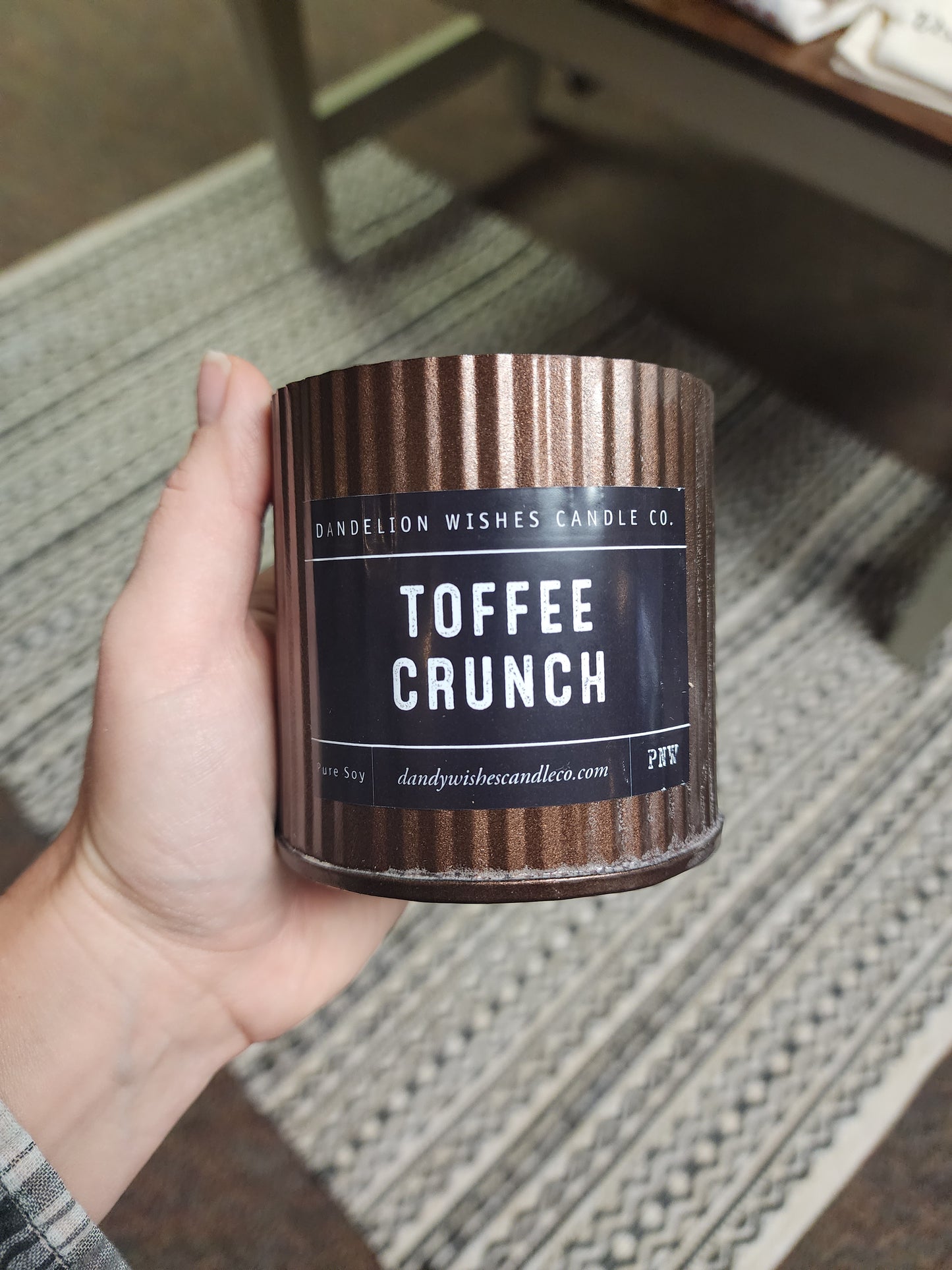 Toffee Crunch - Bold caramel with vanilla and a hint of almonds.