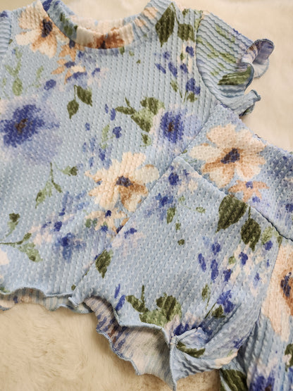 Blue Flower Urban Rib Set