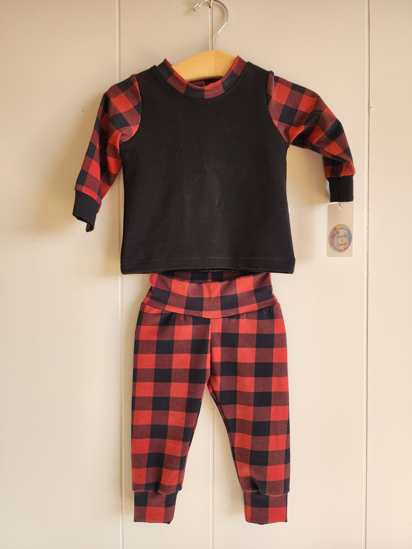 Red Buffalo Plaid Set