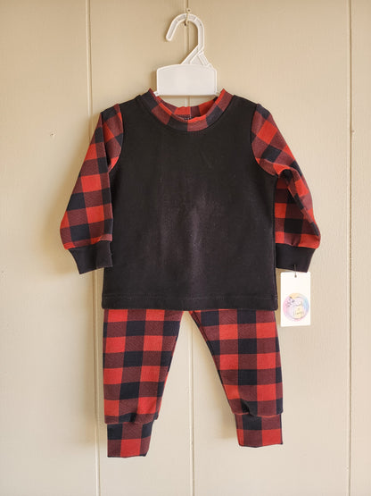 Red Buffalo Plaid Set
