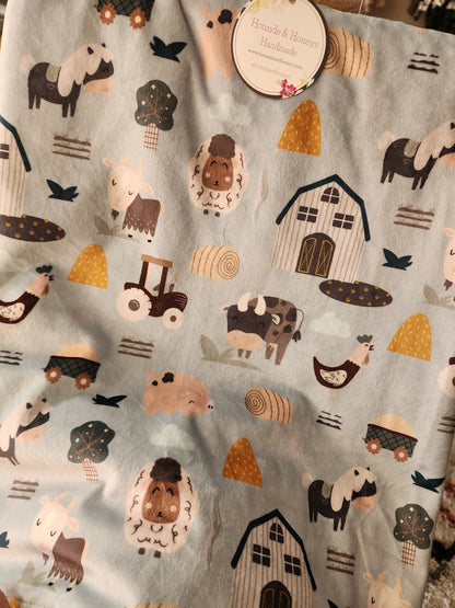 Farm Minky Blanket