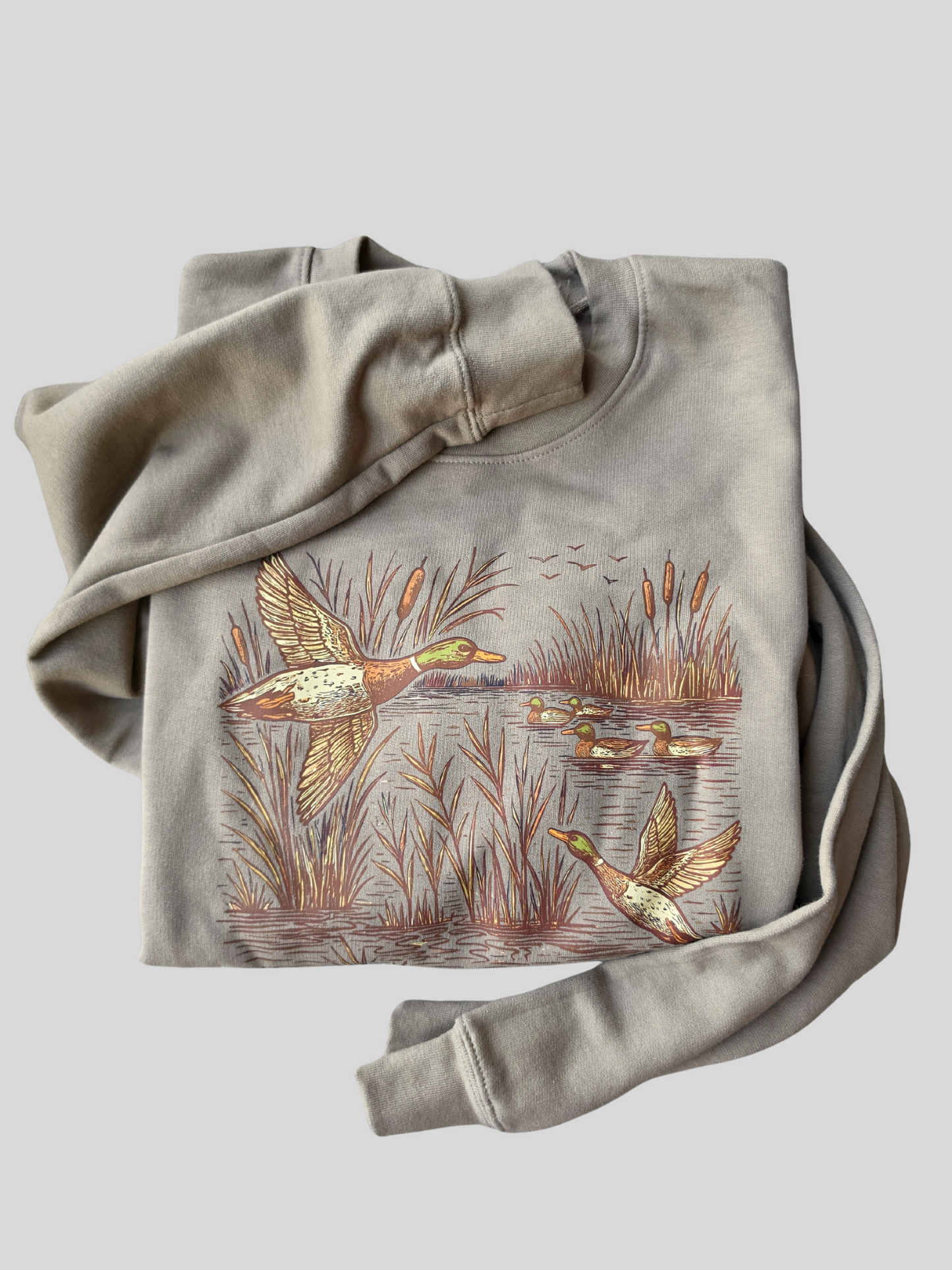 Retro Duck Adult Crewneck