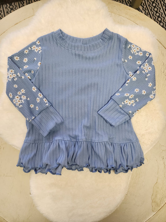 Daisy Peplum Top