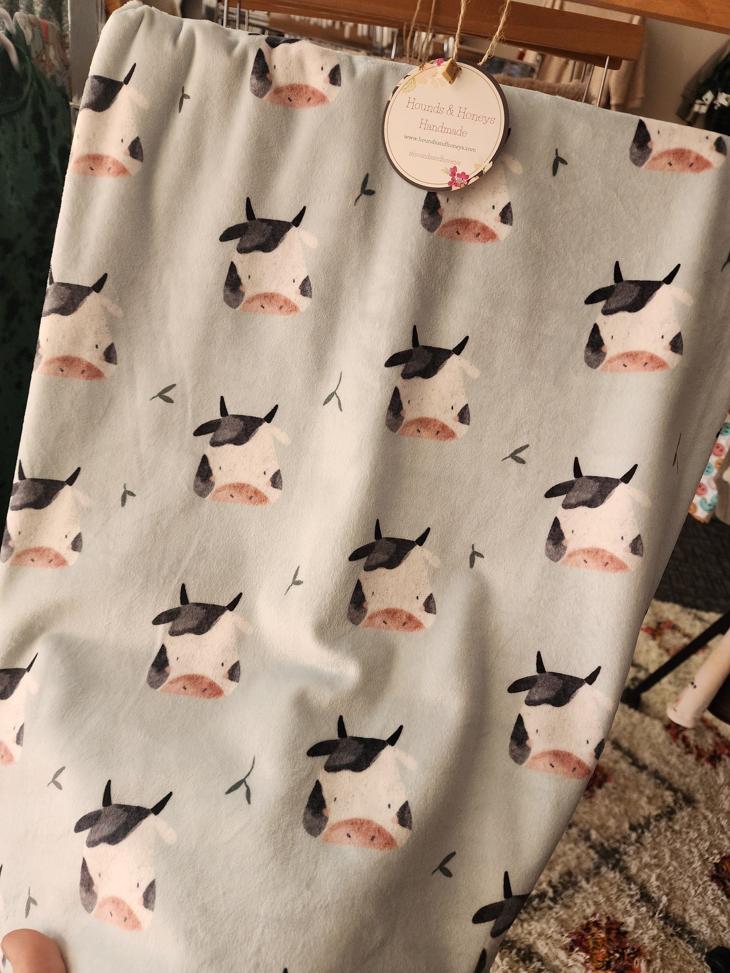 Cow Minky Blanket