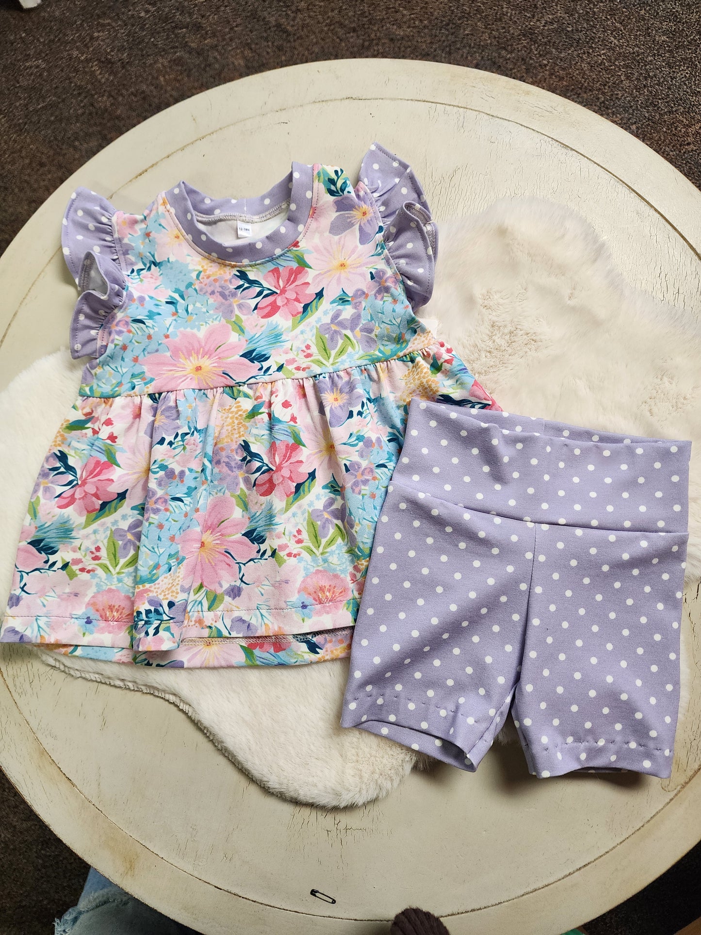 Floral and Dot Set