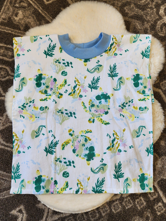 Turtle Towel Bib